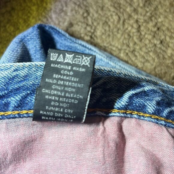 PRPS El Camino Boyfriend Taper Jeans w/ pearl detail size 29 - Picture 7 of 13